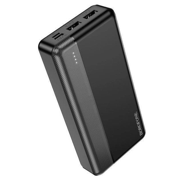 Портативний акумулятор Power Bank BOROFONE BJ24A 2xUSB 20000mAh Чорний