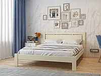 Деревянная двуспальная Кровать "Прайм" 140*200