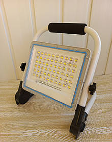 Прожектор акумуляторний LED світлодиодний ліхтар 100Вт 5000мАг PROTESTER RCFL0102
