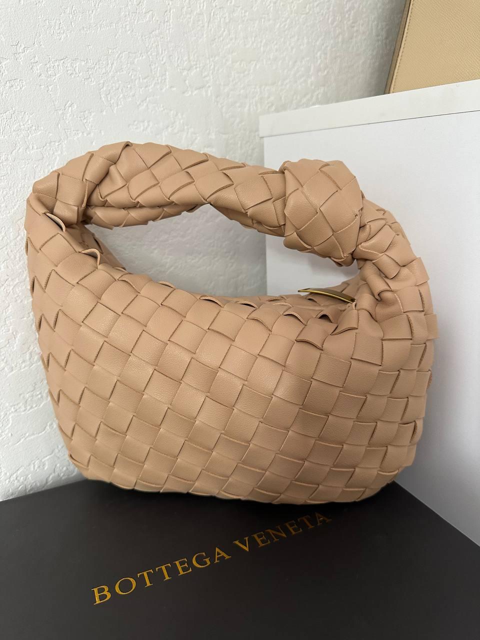 Жіноча сумка Боттега Венета бежева Bottega Veneta Beige, фото 1
