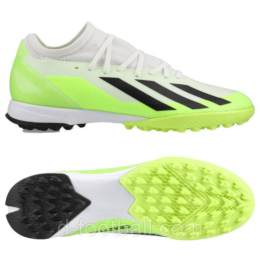 Сороконіжки Adidas X CRAZYFAST.3 TF ID9337, Білий, Розмір (EU) — 40