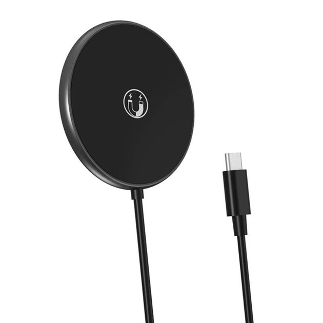 Бездротовий зарядний пристрій XO CX008 Magnetic, 3А / 15W Чорний