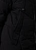 Пуховик зимовий жіночий чорний із капюшоном Towmy L S, фото 5