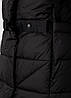 Пуховик зимовий жіночий чорний довгий з капюшоном Towmy 2XL XL, фото 5