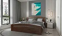 Деревянная двуспальная Кровать "Лира" с подъемным механизмом 160х200