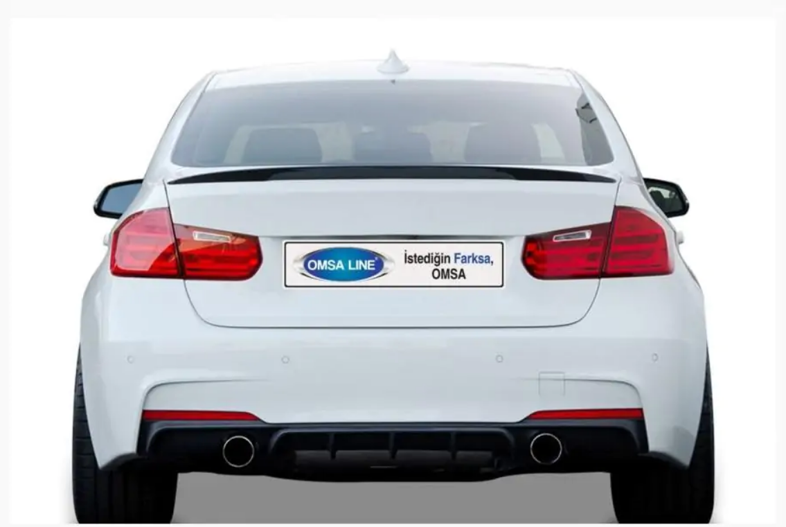 Спойлер BMW 3 серія (F-30) 12-19 (M-Perfomance, ABS-пластик, під фарбування), (t1214-mp-abs-n), (T1214MPABSN)