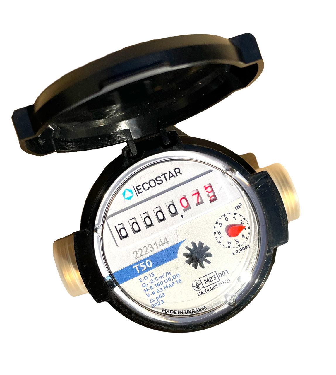 Счетчик Холодной Воды 1/2" ECOSTAR E-D15 2023 Год — в Категории ...