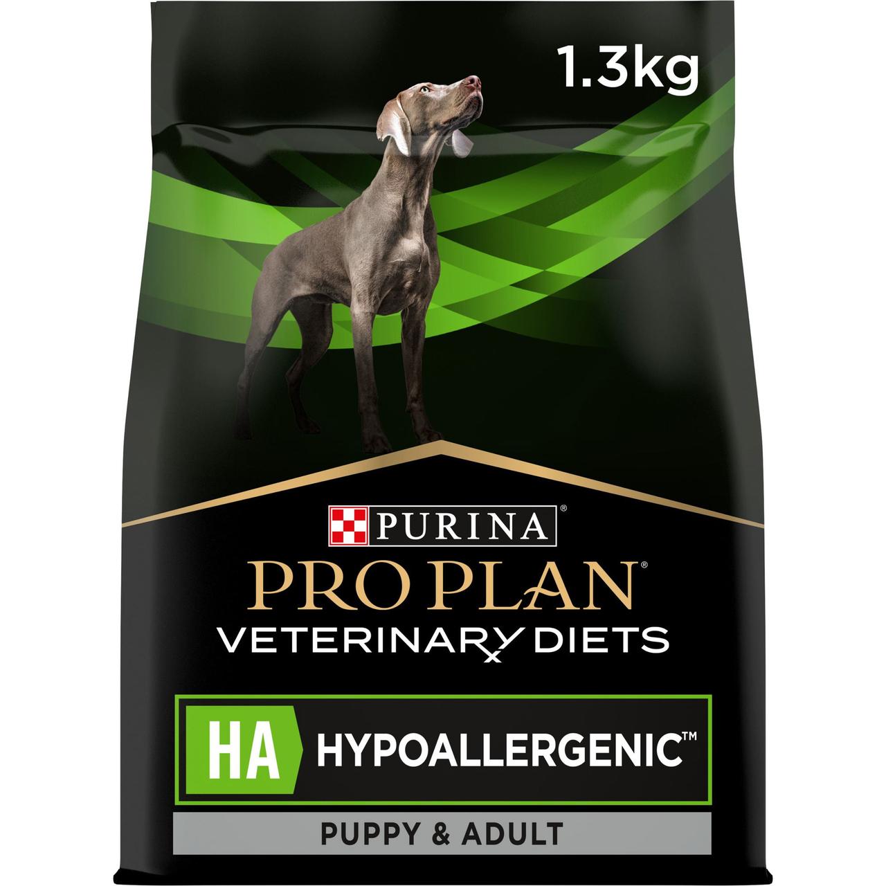 Purina Pro Plan Veterinary Diets HA Hypoallergenic сухий лікувальний корм для собак у разі харчової алергії 1,3КГ