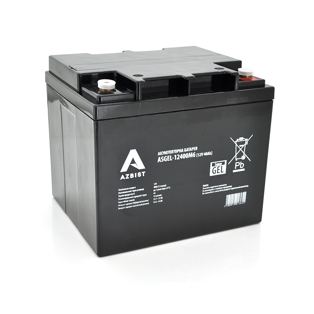Гелевий акумулятор AZBIST Super GEL ASGEL-12400M6