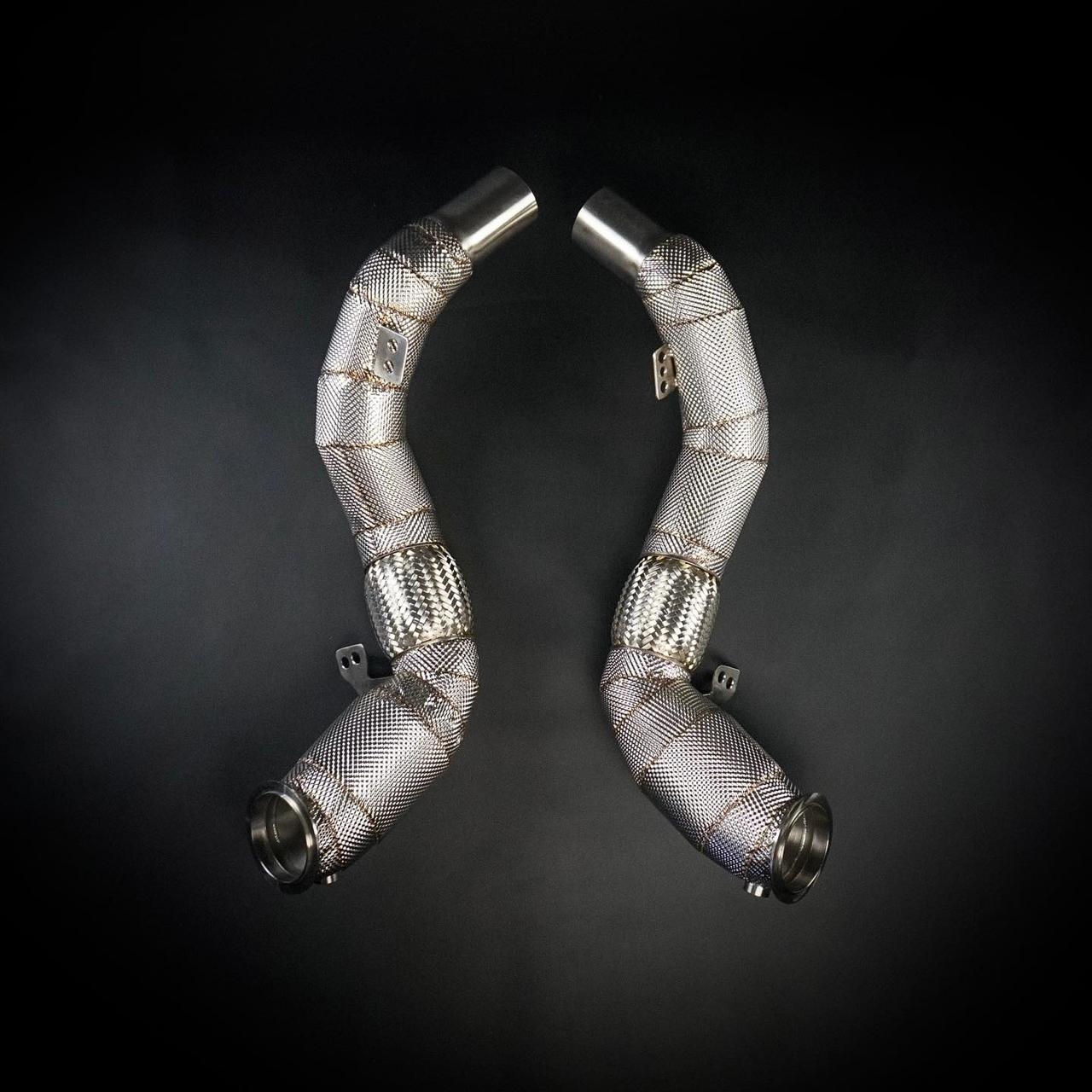 Даунпайп (Downpipe) ATP BMW M 550/650/750/850 i/ix X5 X6 X7 N63/S63 (комплект)