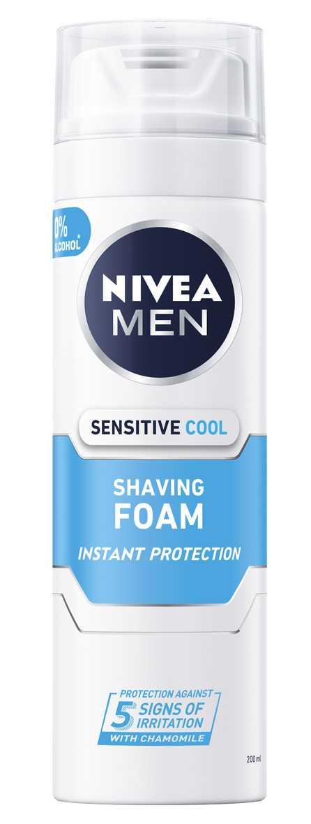 Піна NIVEA для гоління Охолоджувальна 200 мл для чутливої шкіри