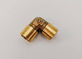 Фітинг куточок, AQUAXER G1/8" (з внутрішньою різзю, латунь).
