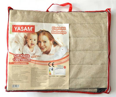 Електропростирадло YASAM 120×160 см