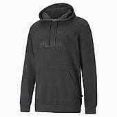 Худі чоловічий Puma Essentials Big Logo Hoodie 586688 07 (темно-сірий, чоловічий, спортивний, бавовна, бренд пума)