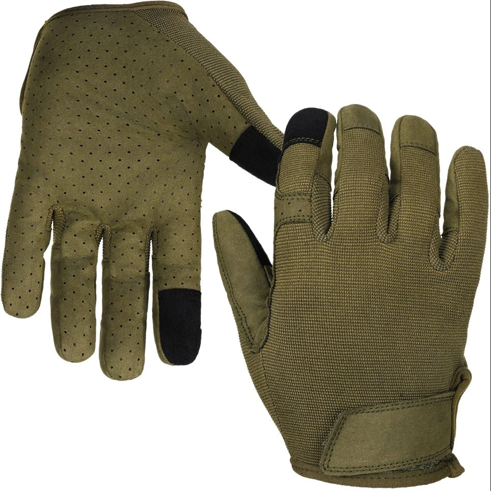 Рукавички тактичні сенсорні MIL-TEC Combat Touch Оливкові 12521101 S