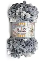 Alize Puffy Fine Color №5925 цвет Серый