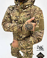 Осенний тактический костюм Soft Shell мультикам на флисе, тактичний костюм, военная форма Multicam
