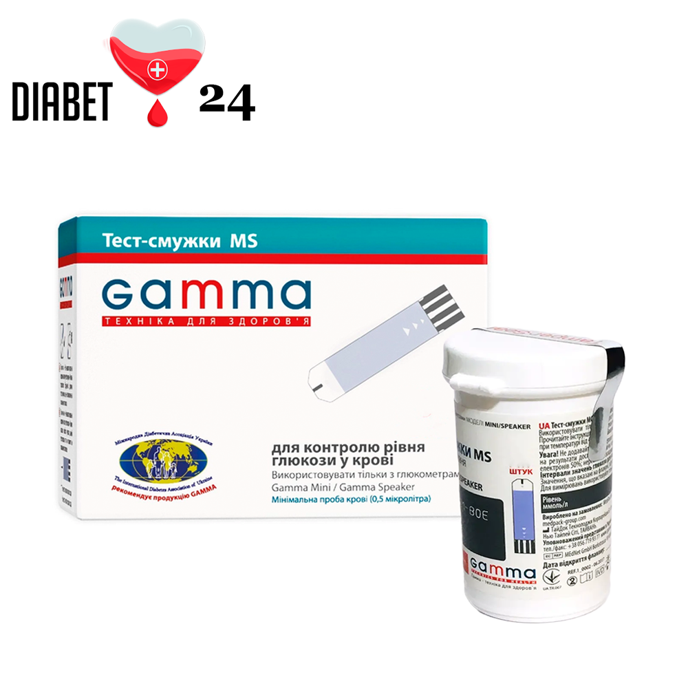 Тест-смужки GAMMA MS 25