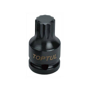 Головка ударна TOPTUL SPLINE М18 L44 мм 1/2" KADB1618S, фото 1
