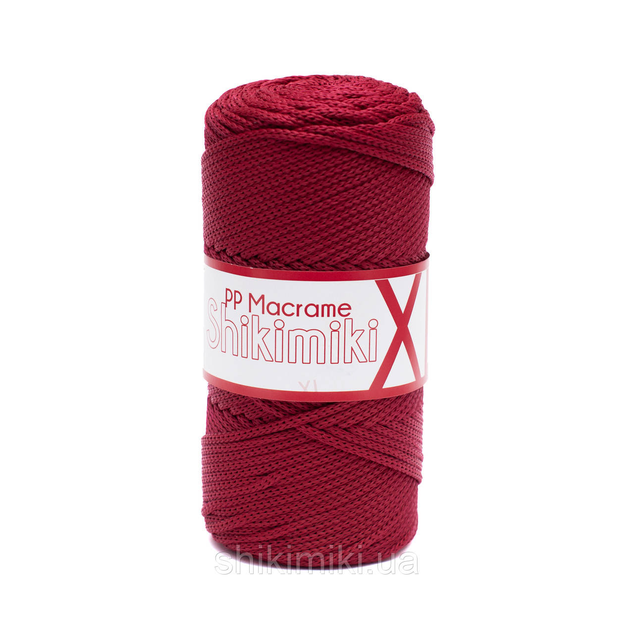 Трикотажний шнур PP Macrame XL, колір Червоний