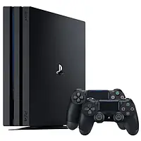 Игровая приставка Sony PlayStation 4 Pro 1TB Black +дополнительный геймпад (БУ)