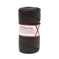 Трикотажний шнур PP Macrame XL , колір Шоколадний