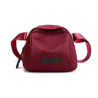 Женская сумка через плечо, вместительная сумка клатч женская с регулируемым ремешком бордовая