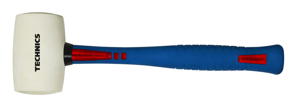 Киянка гумова біла Technics Master 230 г, фото 1