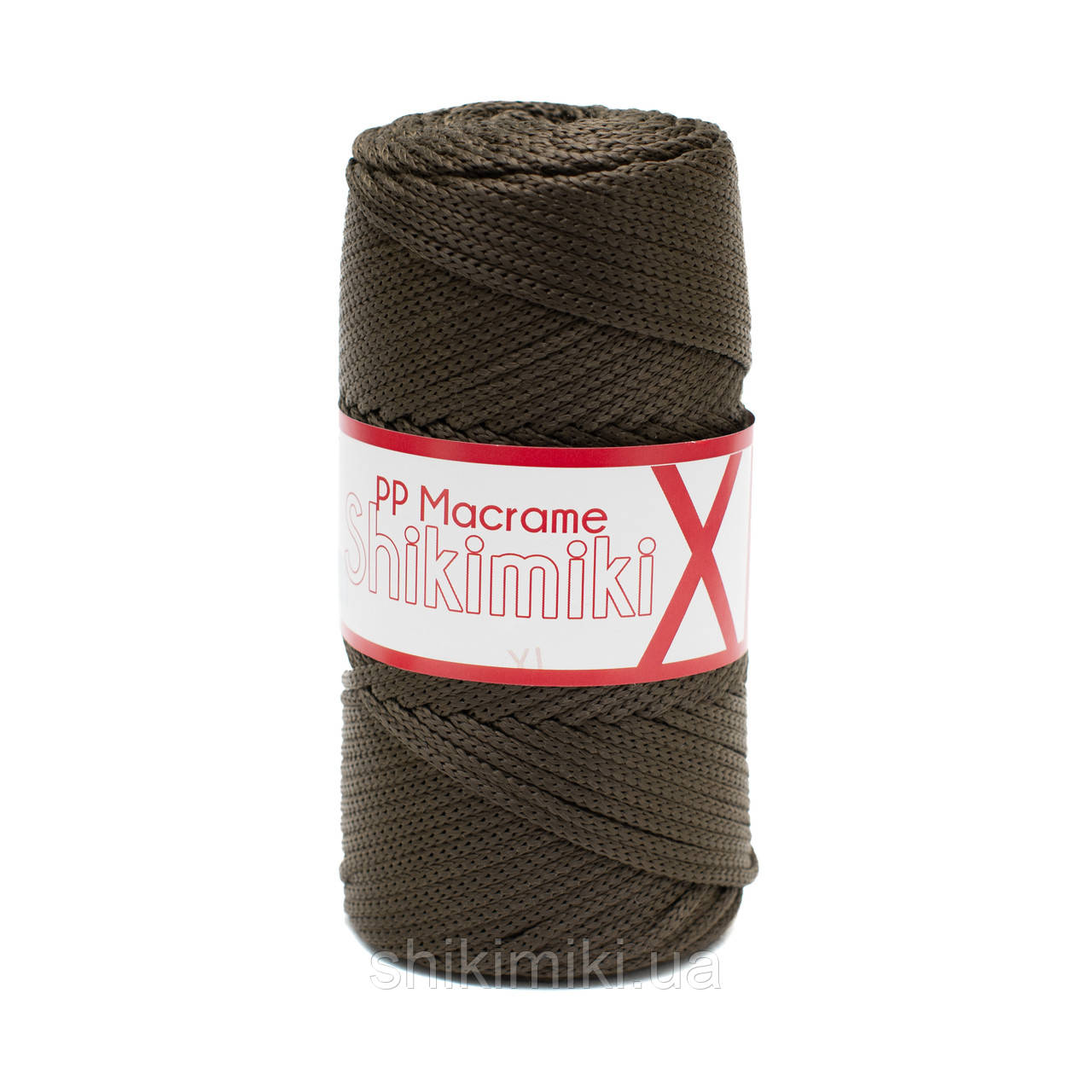 Трикотажний шнур PP Macrame XL, колір Темно-оливковий