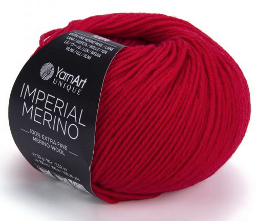 Imperial Merino YarnArt-3345 червоний