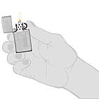 Zippo Slim® Chrome Venetian® 1652, запальничка zippo вузька сіра, фото 2