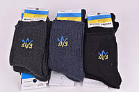 Упаковка 12 пар Махровые мужские носки, 40-45 размер, Украина