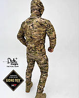 Военный костюм мультикам из флиса, Теплая форма мультикам, Тактичний костюм камуфляжный софт шелл 2XL