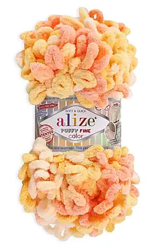 Alize Puffy Fine Color №6467 колір Помаранчевий