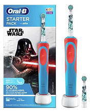 Дитяча електрична зубна щітка Braun Oral-B Kids Starter Pack Star Wars (Зоряні війни)