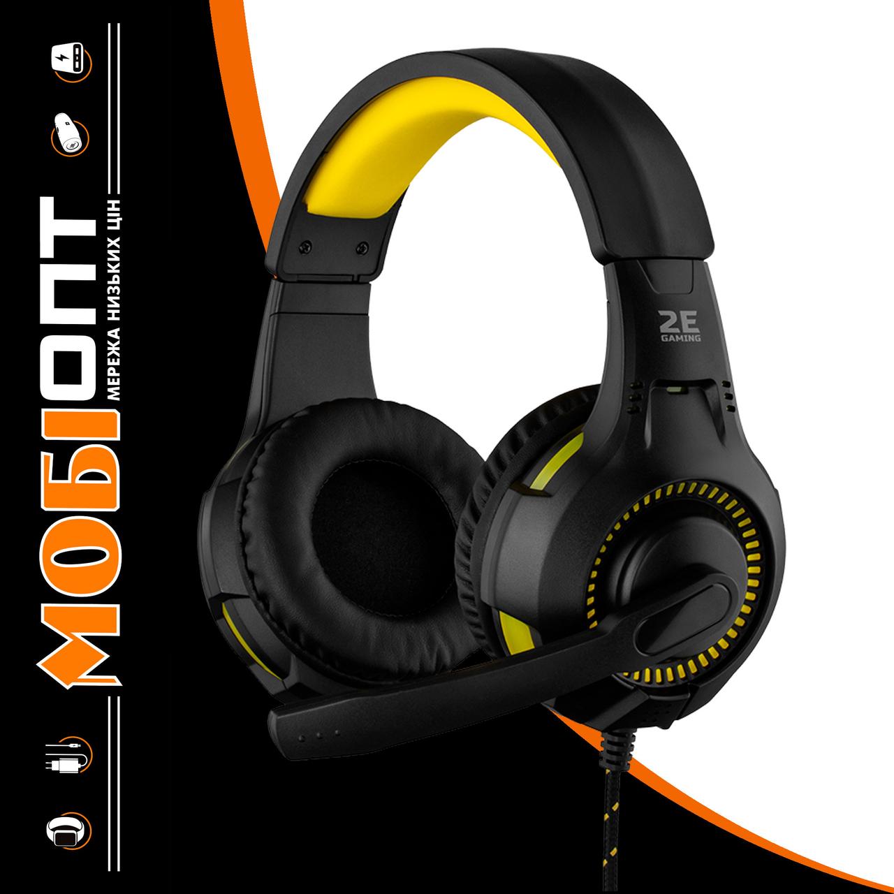 HF Stereo 2E HG300 Gaming LED black+ мікр UA (2E-HG300BK)