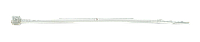 Стяжка кабельная 180х7.8мм прозрачная ELEMATIC (Италия)
