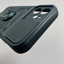 Чохол для Apple iPhone 12 протиударний чохол зі шторкою для камери на телефон айфон 12 чорний crt, фото 5