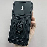 Чехол для Nokia C10 противоударный чехол со шторкой для камеры на телефон нокиа с10 черный crt