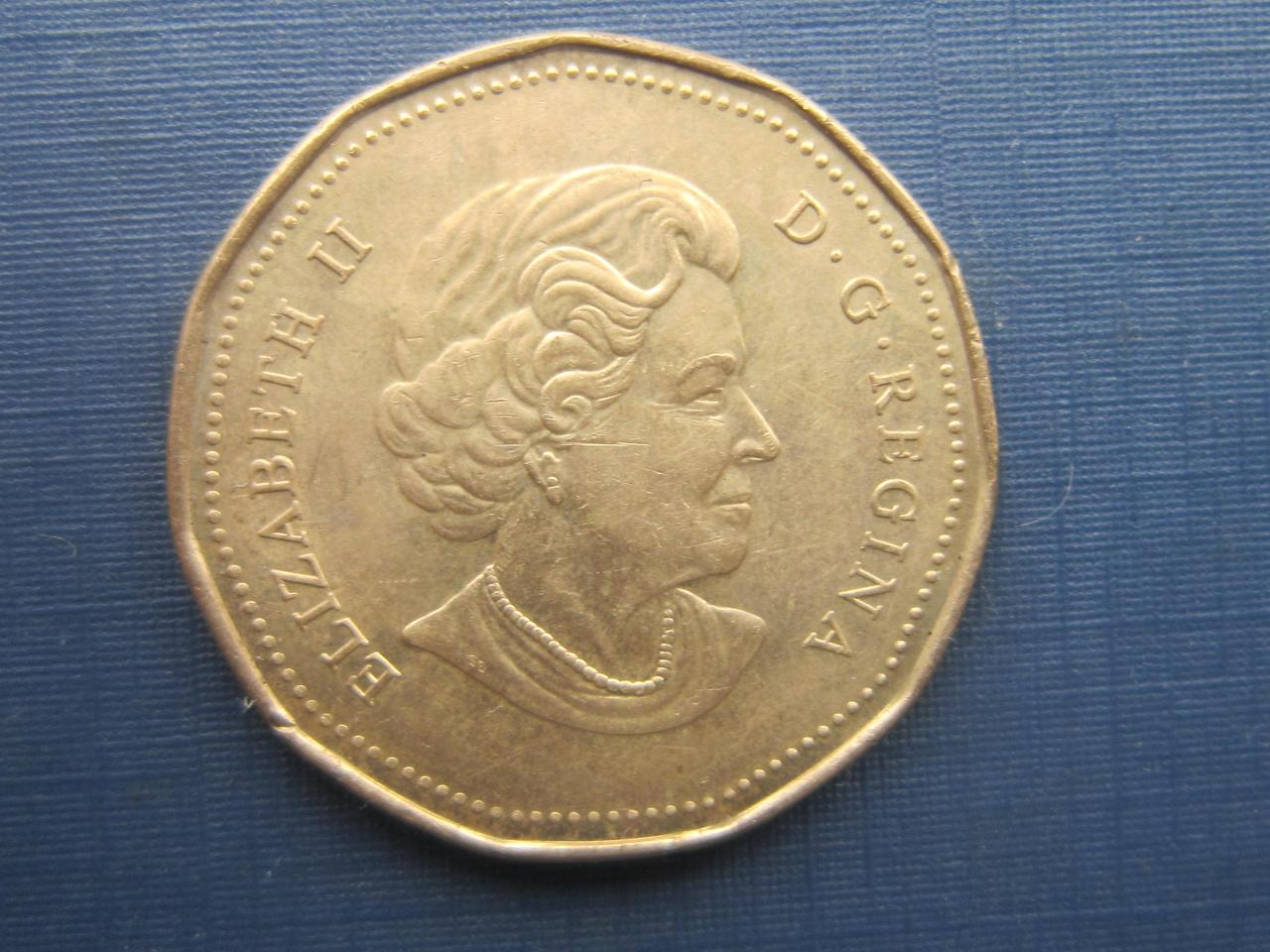 Монета 1 доллар Канада 2005 фауна птица гусь - фото 2 - id-p721093733