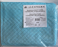 Пелюшки поглинаючі гігієнічні 60х60 см, ALEXPHARM (15 шт./уп.)
