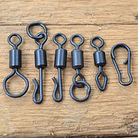 Вертлюги , кільця та застібки