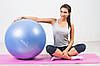 М'яч для фітнесу (фітбол) PowerPlay 4001 Ø65 cm Gymball Синій + помпа, фото 7