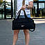 Невелика спортивна чорна сумка Nike. Сумка для тренувань, фітнес сумка, фото 4