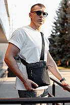 Сумка-мессенджер із натуральної шкіри, сумка через плече чоловіча, фото 3