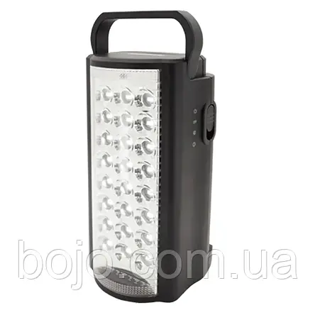 Акумуляторний LED ліхтар з функцією Power Bank 24 діода Solapada (Almina) 4024 (чорний), фото 3