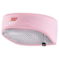 Nike Club Fleece Headband Youth Pink повязка на голову подростковая девичья детская оригинал