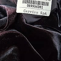 Велюр Smooth CARVICO NERO (черный) №9040, Италия, 1м
