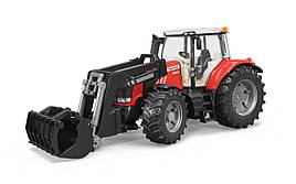 Іграшка Bruder Трактор Massey Ferguson 7624 з навантажувачем (03047)