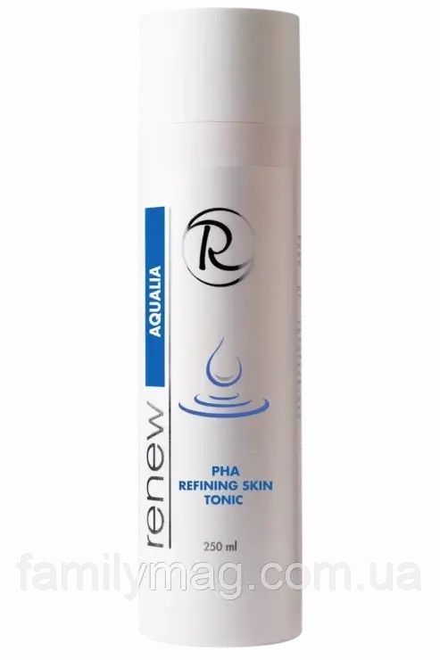 Тонік з РНА-кислотою для делікатного відновлення PHA Refining Skin Tonic AQUALIA RENEW Об'єм 250 мл